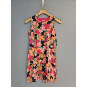 Reel Legend Girls Floral Dress Large Sleeveless Sundress Skort UPF 50 Quick Dry